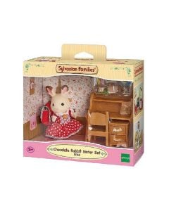 Sylvanian Family Chocolate Sister & Desk Set