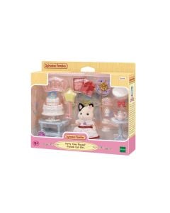 Sylvanian Family Party Time Playset Tuxedo Cat