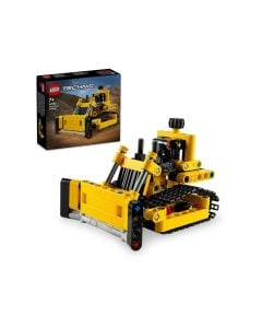 LEGO® Technic™ Heavy-Duty Bulldozer 42163 Building Blocks Toy Set (195 Pieces)