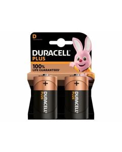 Duracell Plus D 2 Pack