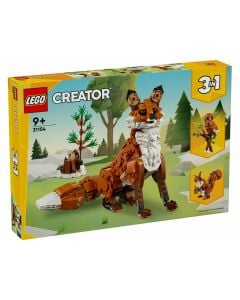 LEGO® Creator Forest Animals: Red Fox Toy with Owl and Squirrel 31154