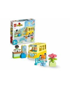 LEGO® DUPLO® Town The Bus Ride 10988 Building Toy Set for Toddlers Aged 2+ (16 Pieces)