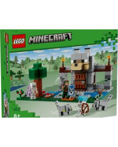 LEGO® Minecraft® The Wolf Stronghold Fortress Playset Gift, Skeleton Explorer Toy 21261
