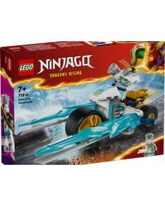 LEGO® NINJAGO® Zane’s Ice Motorcycle Toy with 1 Minifigure, Ninja Playset Gift for Kids 71816