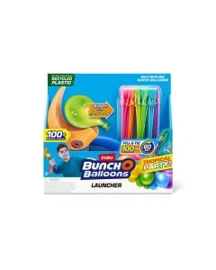 Bunch O Balloons Tropical Party with 1 Launcher & 100+ Rapid-Filling Self-Sealing Balloons by ZURU