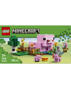 LEGO® Minecraft® The Baby Pig House Gamer Building Toy Animal Set for Kids 21268