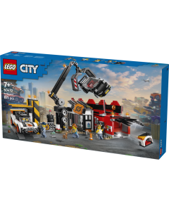 LEGO® City Scrapyard with Cars, Salvage Worker Toy for Ages 7 Plus 60472