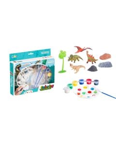 Dinosaurs Painting Set In Window Box