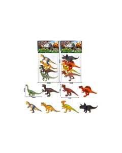 4Pce Dinosaurs In Pvc Bag 2 Astd