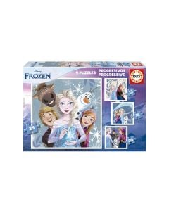 Multi 4Pk Frozen Puzzle