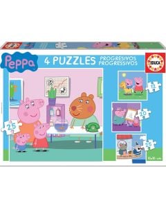 Multi 4Pk Peppa Pig Puzzle