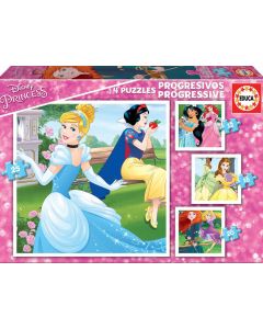Multi 4Pk Princess Puzzle